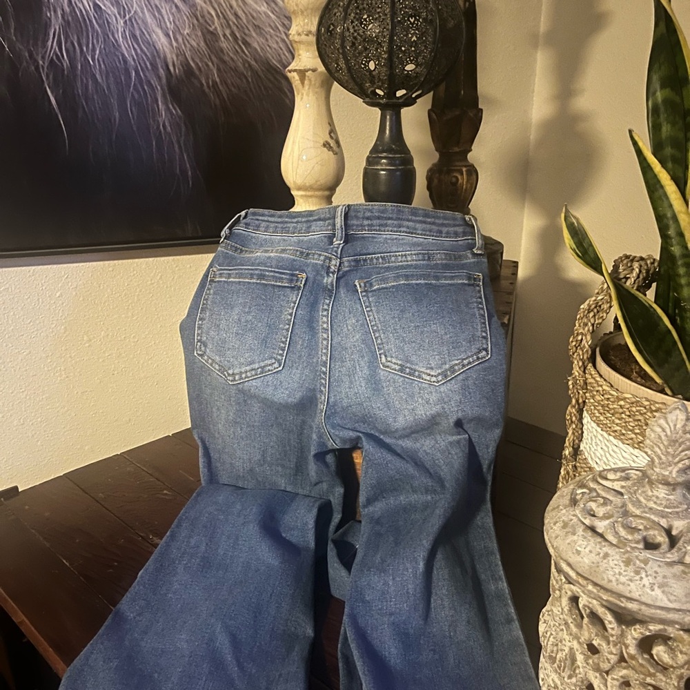 Abound Flare & Wide Leg Blue Jeans